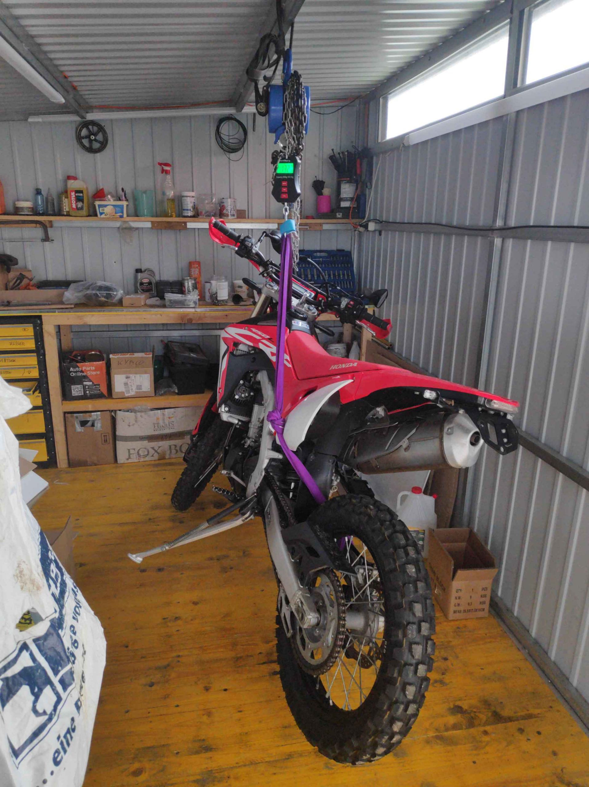 honda crf450l adventure build